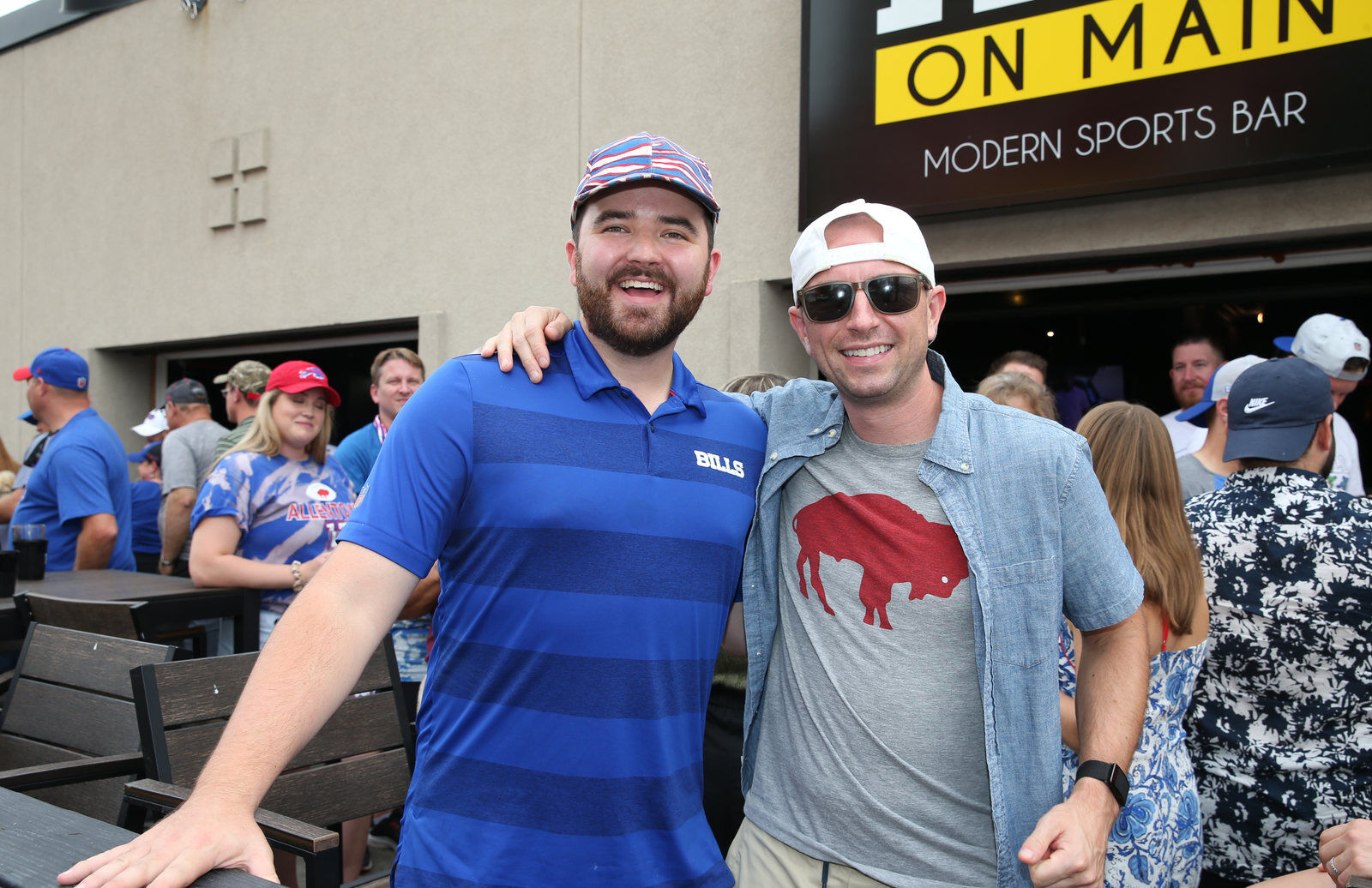 Buffalo Bills backers took over the the Taps on Main Bar